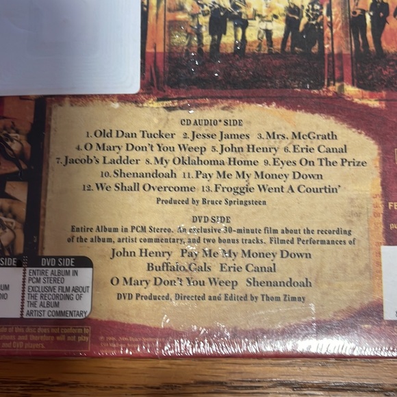 COPY - CD Bruce Springsteen Seger Sessions-We Shall Overcome - Picture 2 of 2